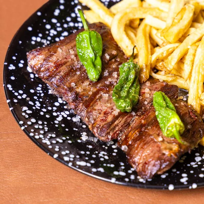 Corte de carne argentina a la brasa en MILA