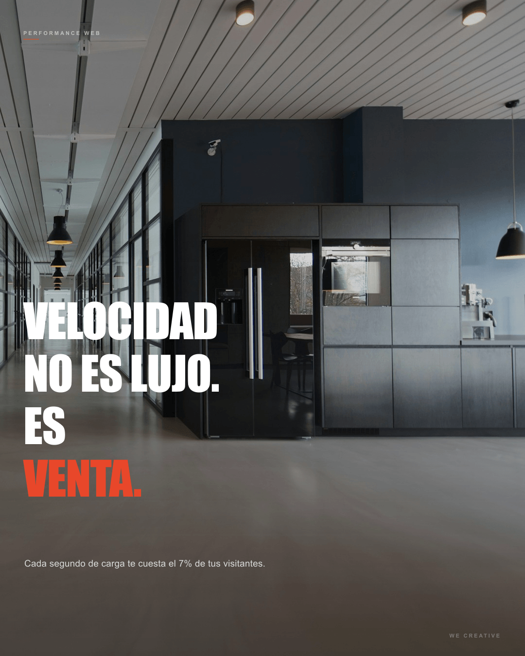 Visual editorial — velocidad