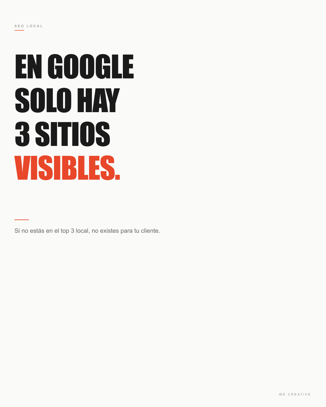 Editorial — Google 3 sitios